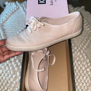 Kate Spade x Keds Champion Shellac Glitter Buff Sneakers